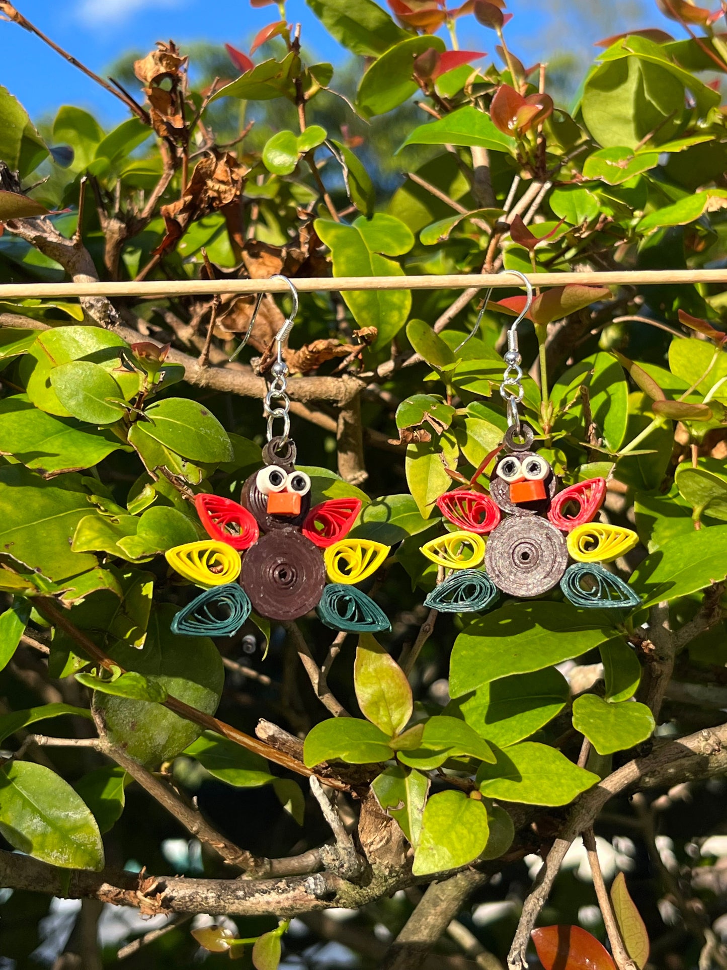 Thanksgiving Turkey Earrings