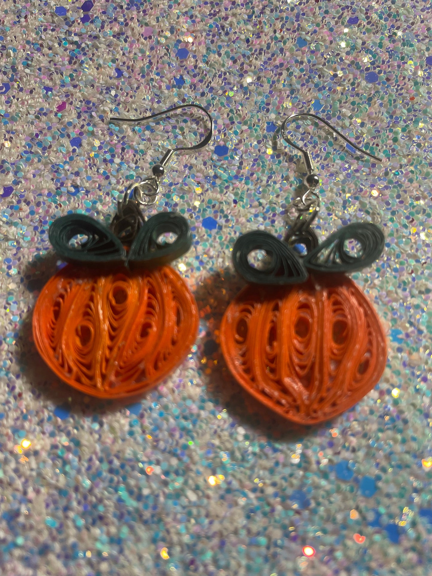 Pumpkin Dangle Earrings