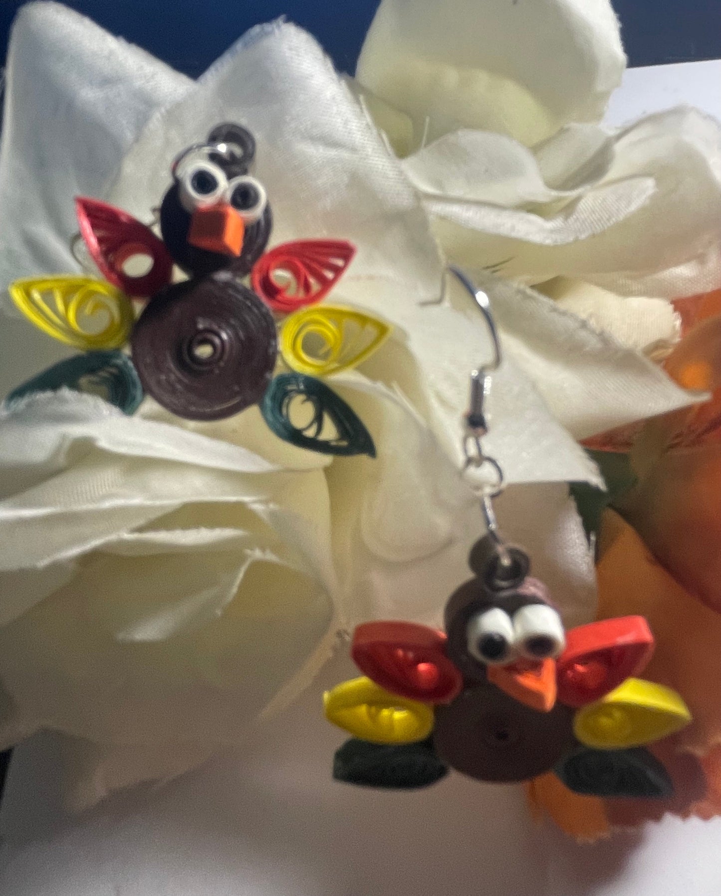 Thanksgiving Turkey Earrings