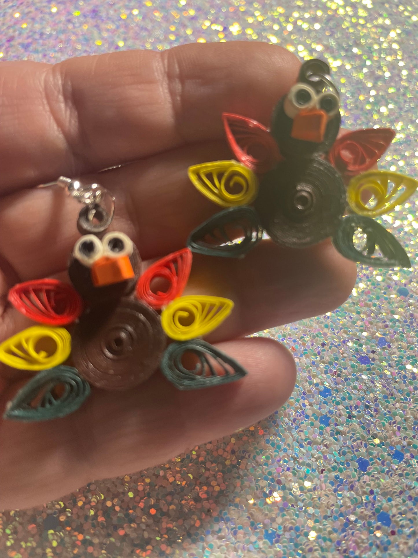 Thanksgiving Turkey Earrings